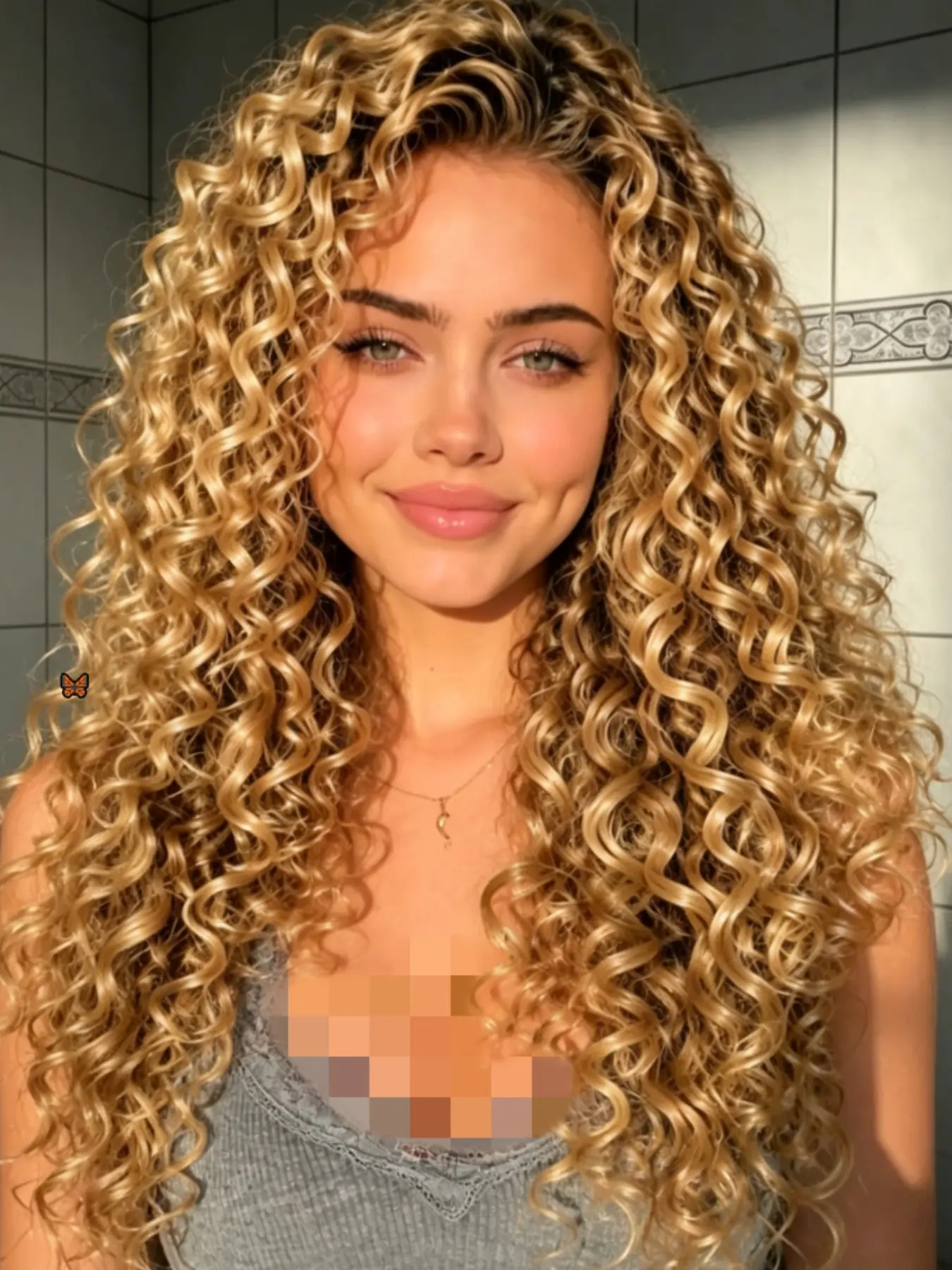 Ultra Comfortable 28-Inch 180% Density Curly hair, Lace Front Wig, Pre-Plucked Gradient, Daily Use, All Seasons