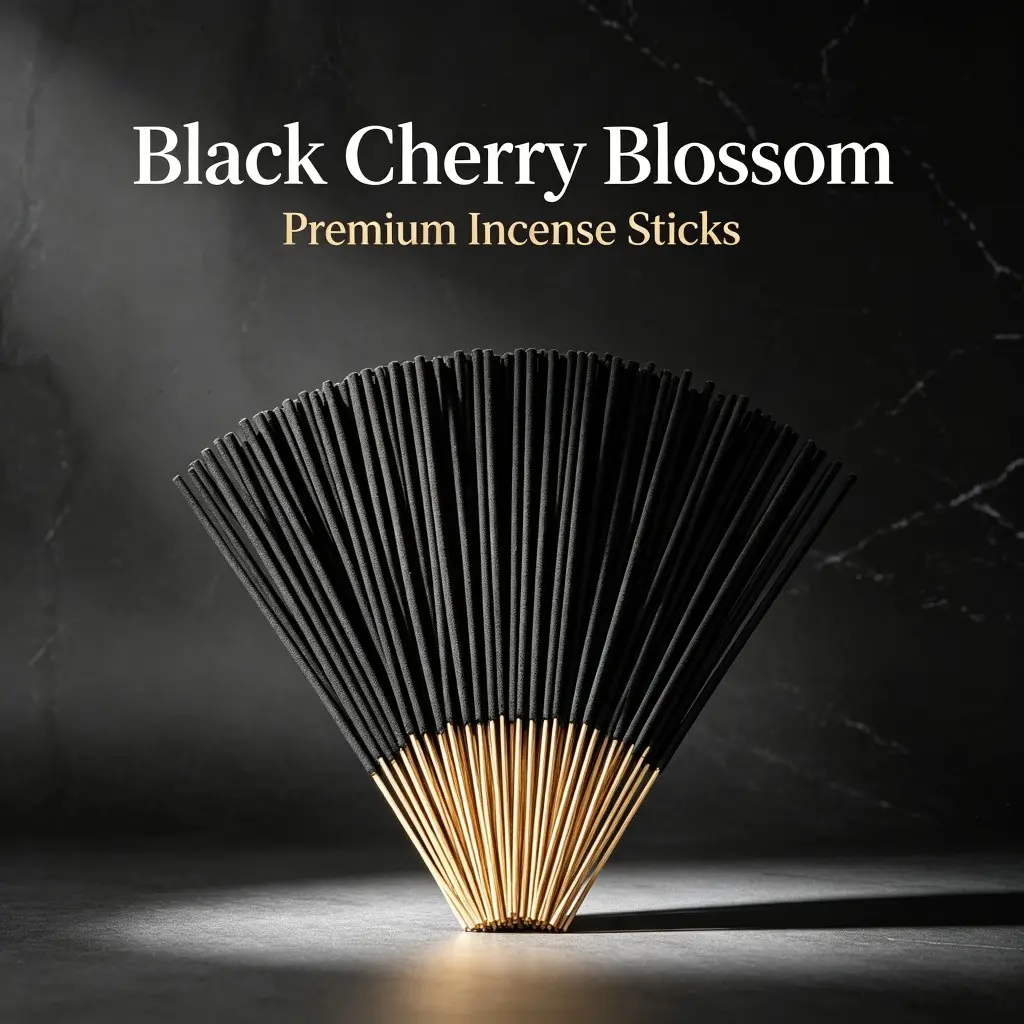 203pcs/252pcs Cherry Blossom Bamboo Scented Incense Sticks, Long-Lasting Fragrance, Aroma, Elegant Design, Ideal for Home, Tea Room, Airbnb
