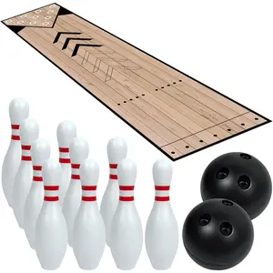 Mini Bowling Set, Indoor & Outdoor Home Bowling Set, Bowling Alley Set with Lane, Bowling Pins & Ball Setfidget toys