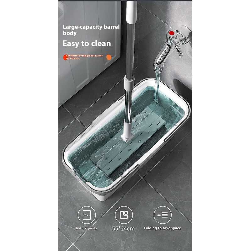 Large capacity foldable rectangular mop cleaning bucket lifting type car washing and fishing multifunctional portable bucket