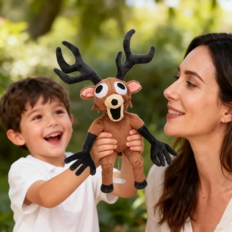 Minecraft Animal Plush Complete Set, 8 Styles Soft Owl Bat Goat Deer Stuffed Dolls, Cute Game Plushie Gift for Fans & Kids