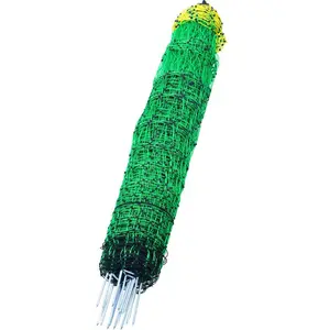 VEVOR Electric Fence Netting, 48" Hx 168' L, PE Net Fencing Kit with Posts Double-Spiked Stakes, Utility Portable Mesh for Chickens, Ducks, Geese, Rabbits, Used in Backyards, Farms, and Ranches