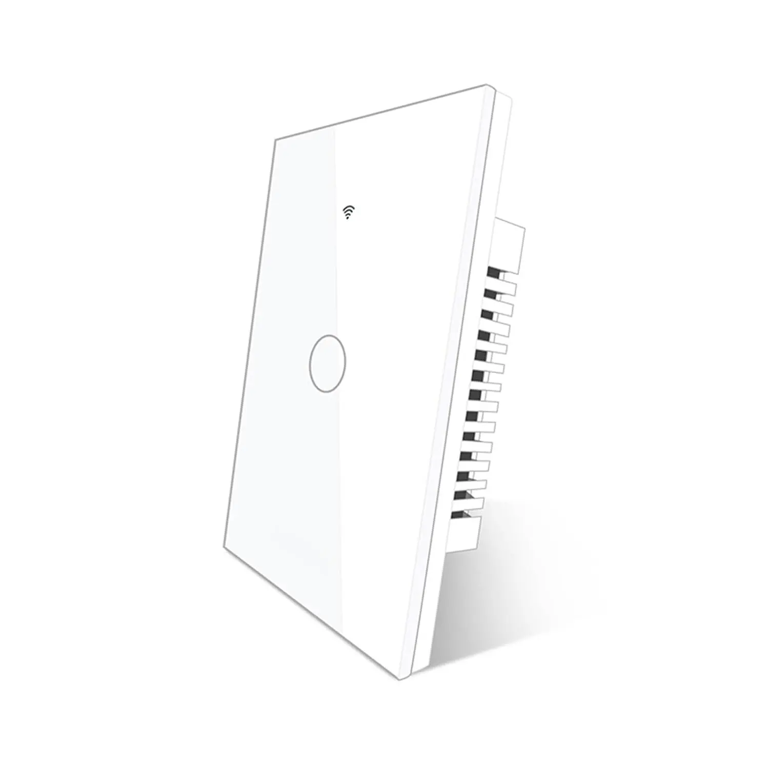 Matter  Light , WiFi  Wall , Neutral Required, White | Single-pole Matter  for  , Alexa,   & SmartThings; 2.4G WiFi, glass , timers, neutral required