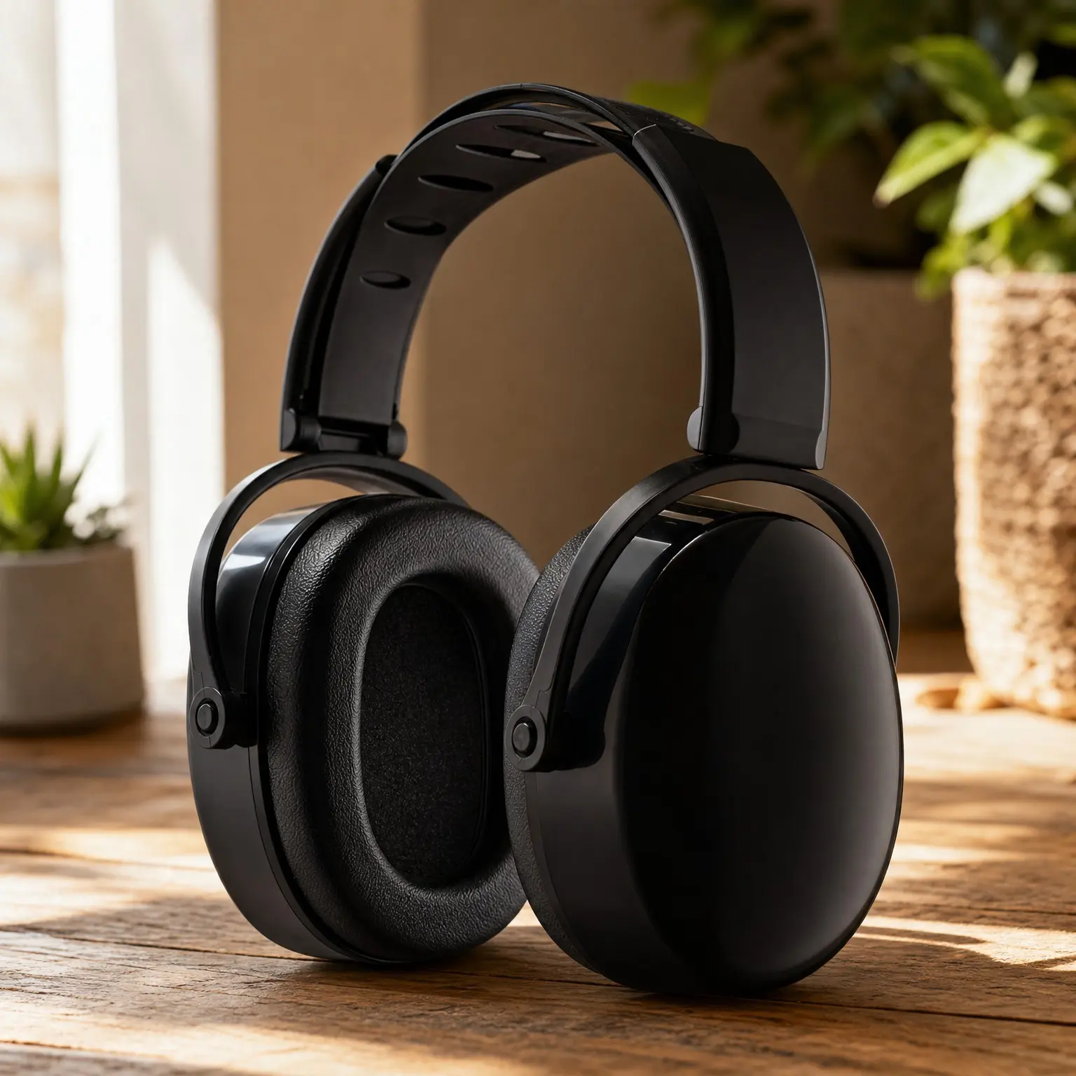 Noise-Cancelling Hearing Protection Earmuffs for Adults & Kids, Adjustable Ear Defenders for Autism, Effective Noise-Reducing Ear Protection HeadphonesGift
