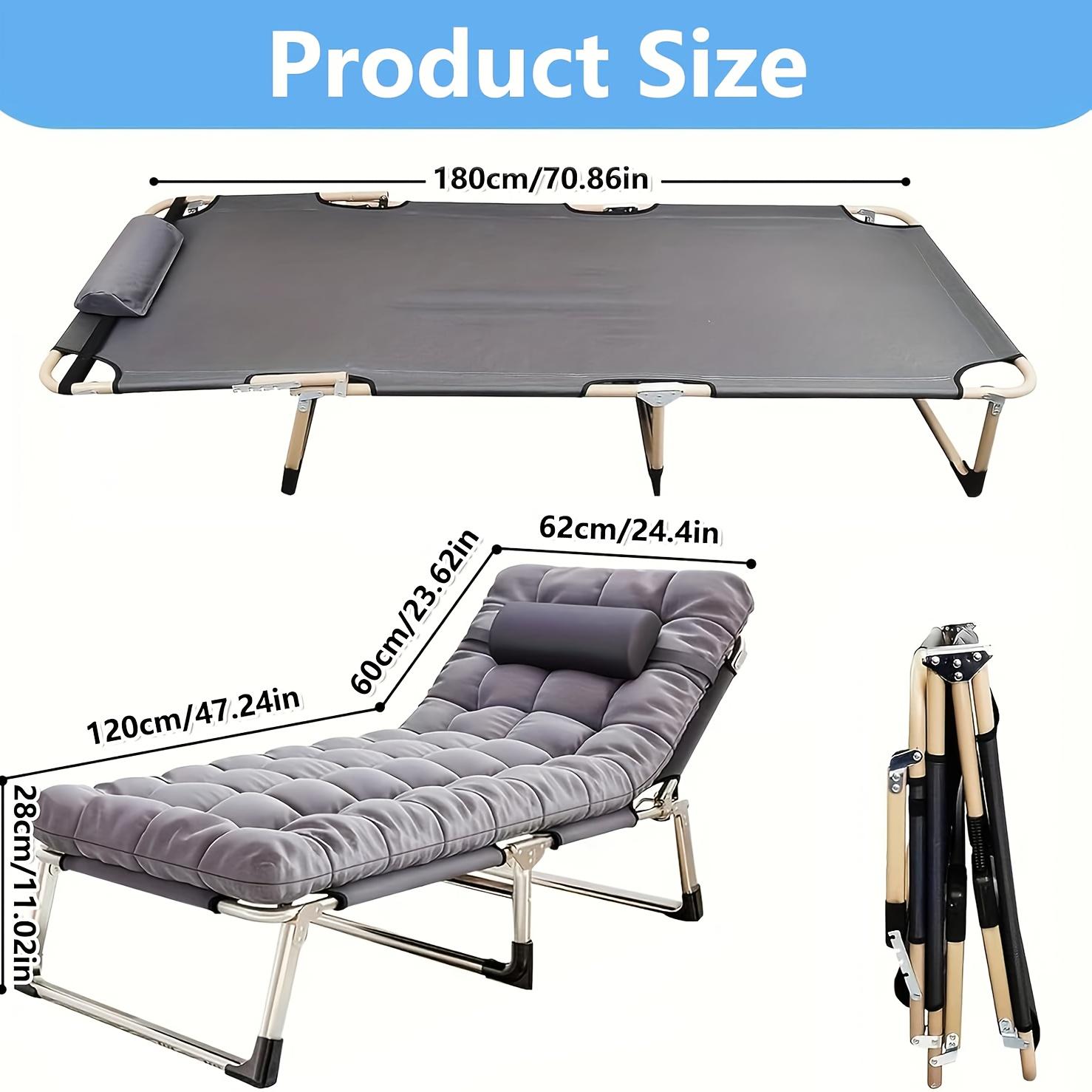 Heavy-duty Folding Bed 8-10 Feet with Flip-top Mattress 450-600LBS Capacity Portable Guest Bed for Home Use