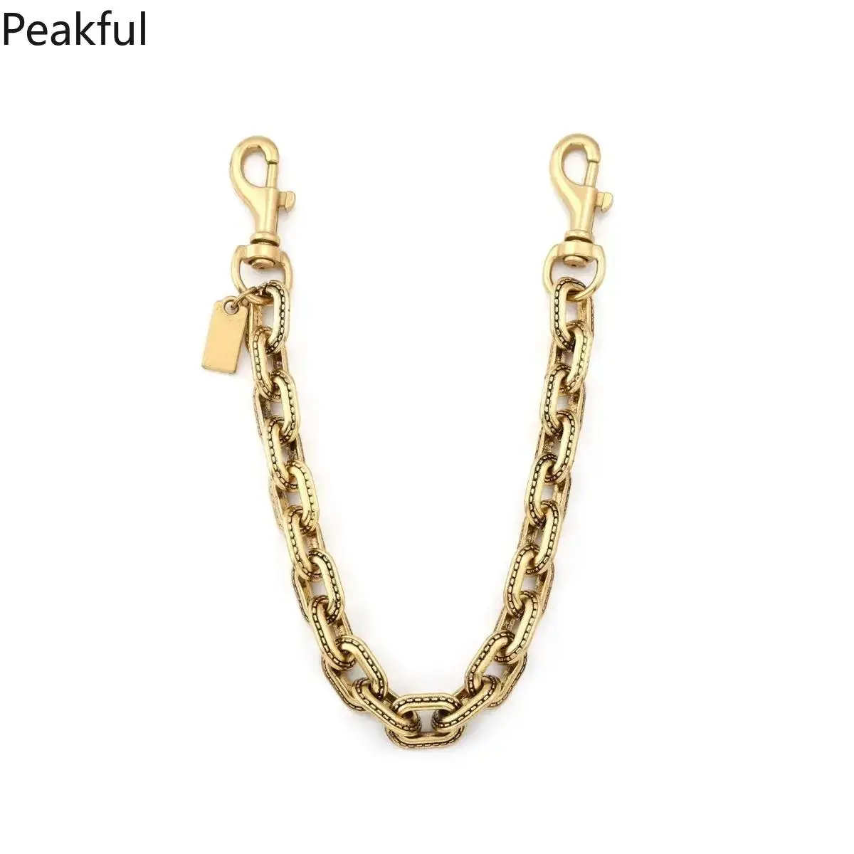 Vintage Bag Extender Chain, Durable Metal Link Charm for Handbags & Purses, Dual Lobster Clasp Accessory, Quick Style Refresh for Everyday Carry