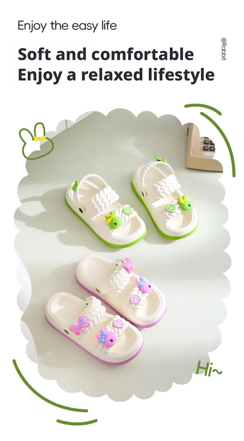 New thick-soled women's slippers, non-slip cute sandals