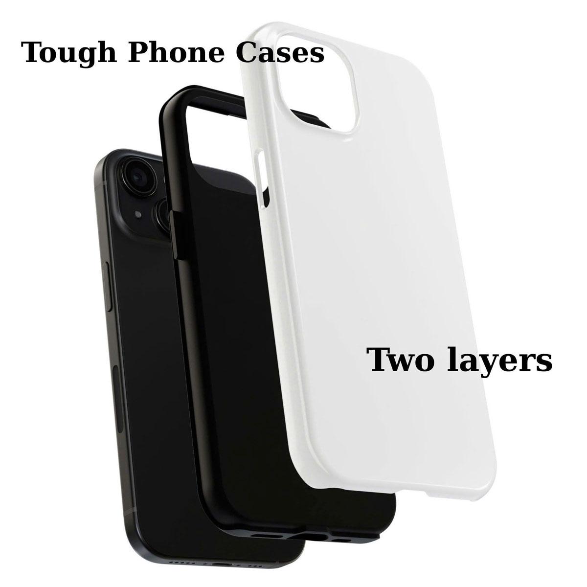 Tortoise Shell Custom Initials Phone Case, Phone Accessories, Cute Phone Case, Fashion Case, Perfect Gift for Her/Him, Phone Case for iPhone, Creative Dual Layer Case