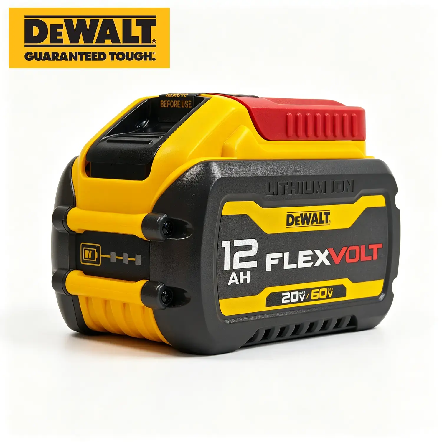 DeWalt DCB612 20V/60V FlexVolt Lithium-Ion 12.0Ah Battery - 21700 Cells Replacement for Brushless Power Tool Heavy-Duty Use, Long-Lasting Power Tool Accessories, Lithium Ion Batteries