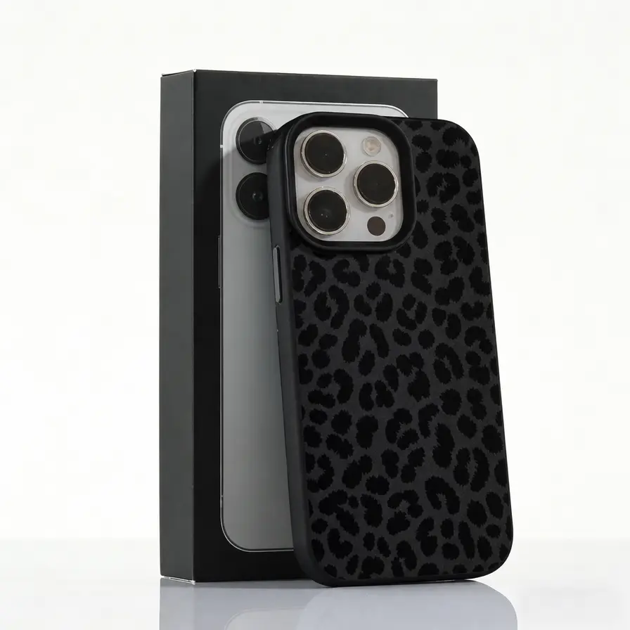 Cheetah Print Soft TPU Shockproof Stylish Phone Case - Full Coverage, Scratch Proof Protective Cover Compatible with iPhone 17,16,15,14,13,12,11 Pro Max,XS,XR,X