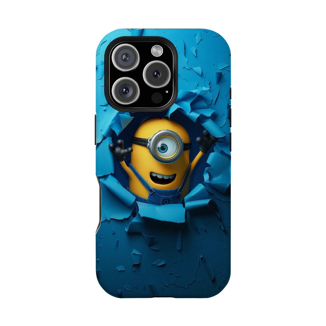 Minions Double-layer durable phone Cases For iPhone 17 16 15 14 13 12 Promax Pro Plus, hard shell protection ,Unique design,best Gift