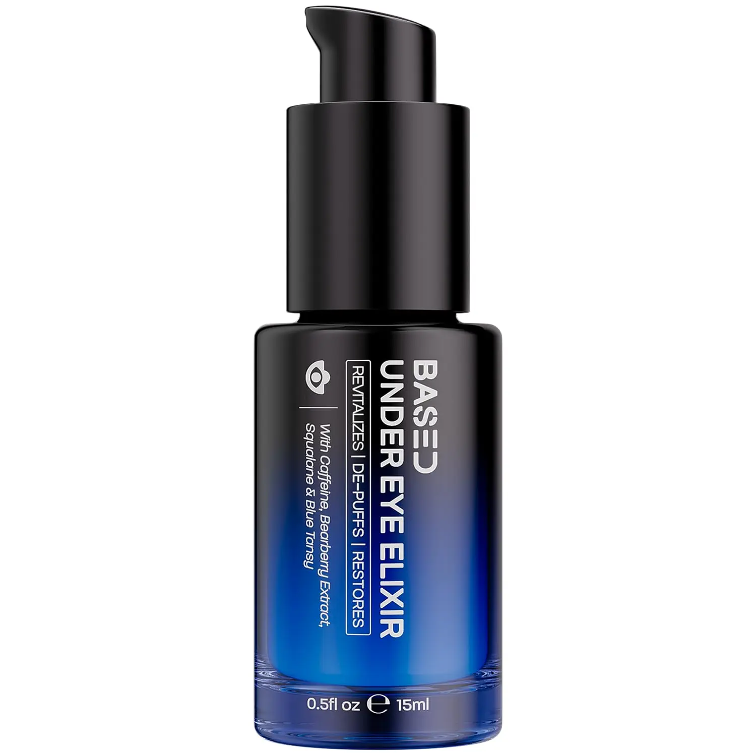BASED Under Eye Elixir, Hydrating & Refreshing Formula, Simple.Effective.Based.0.5 fl oz, Pack of 1