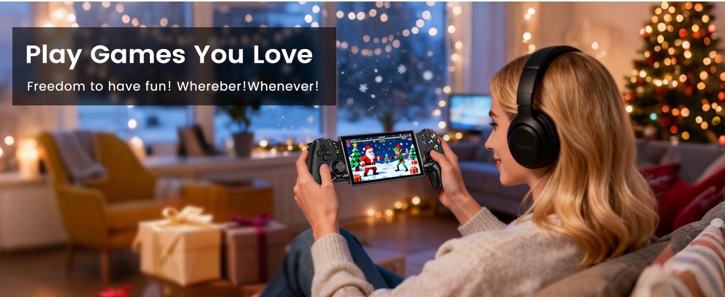 BEBONCOOL Switch/Switch2 Controller Compatible With Nintendo Switch 2/1/OLED With Hall Joystick LED, Wireless One-Piece Handheld Mobile Phone Controller for iPhone Android Support Xbox Cloud, Steam Link, GeForce Now