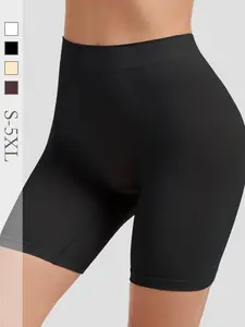 Women's High-Waisted Seamless Shapewear Shorts, Elastic Smooth Comfort Fit Anti-Friction, Ideal for Dresses, Yoga, Cycling