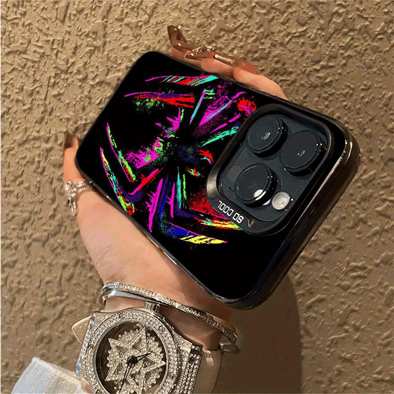Creative Spider Pattern Case for iPhone 16 Pro Max 15 Plus 14 13 12 11 XS XR Pattern Drop Protection Shockproof Soft Silicone smartphone Cover Gifts for women men girls boys Screen Protector Cellphone