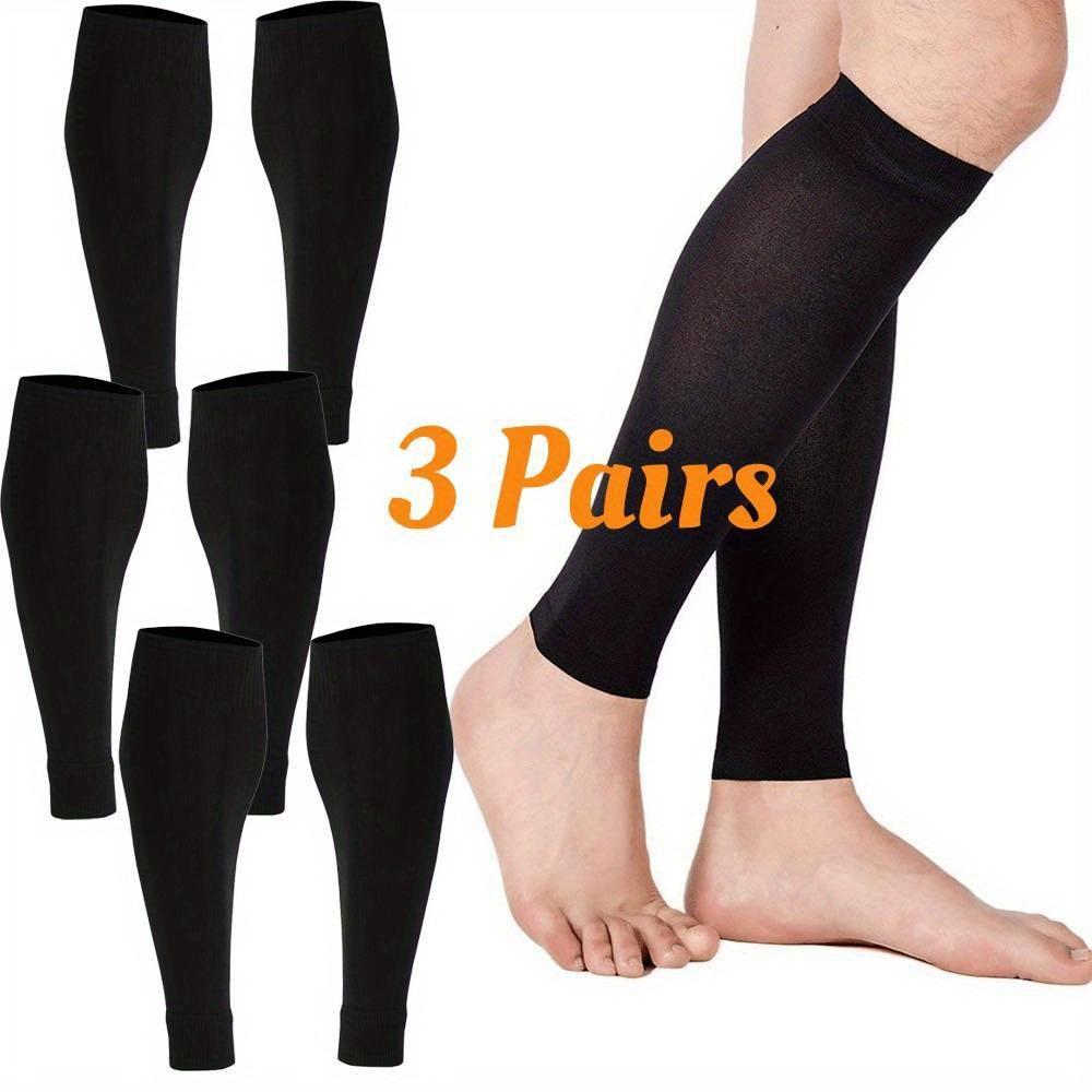 3 Pairs of Compression Calf and Knee High Socks,Compression Socks for Women,Ompression Socks for Men,Elastic Football Socks,Used for Volleyball,Football,Basketball,Softball,Tennis,Running,Fitness