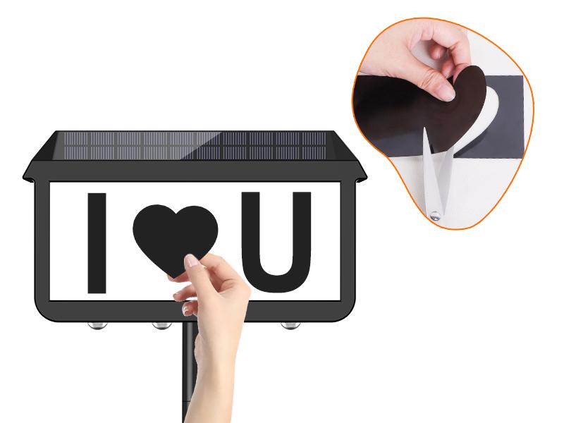 2-Packs / 1 Pack Solar Address Signs, House Number for Outside Waterproof, 3-Color LED Illuminated Address Plaques with Stake, Wall Mounted Solar Powered Light Up Address Numbers for Houses