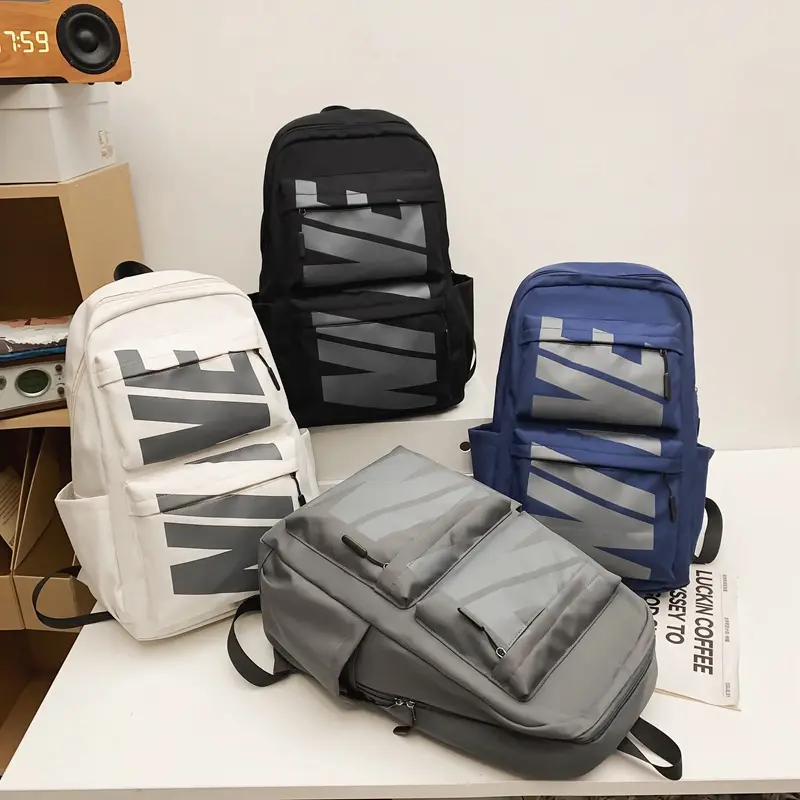Trendy brand schoolbag men's and women's sports fashion large-capacity backpack men's casual travel bag backpack