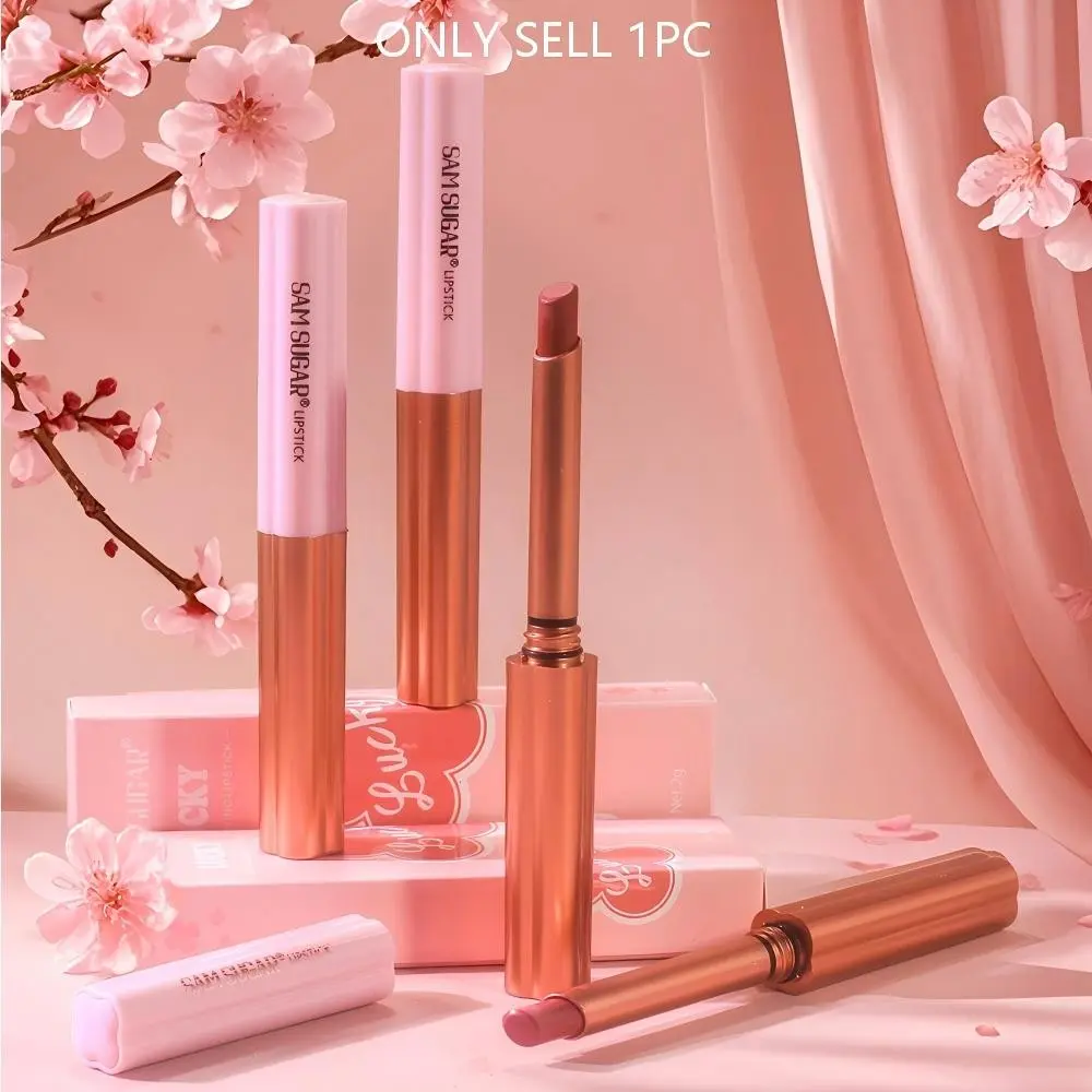 Sam Sugar Waterproof Lipstick, Long-Lasting Moisturizing Formula, Easy Application, Non-Staining Finish, Perfect for Daily Use