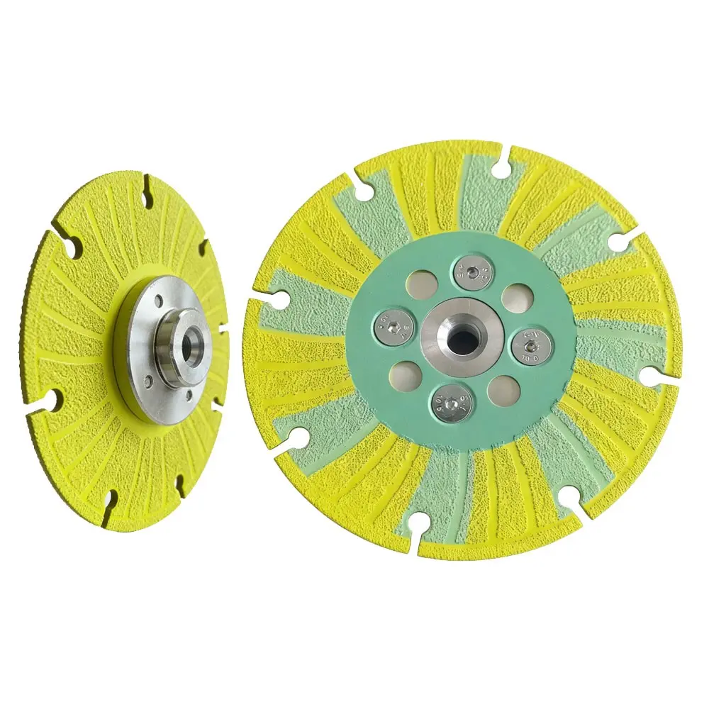 M14 Diamond Grinding Discs, Power Tool Durable, 1/2 Pack, Specialized for Granite Marble Tile Rock Board Polishing, High-Quality Abrasives