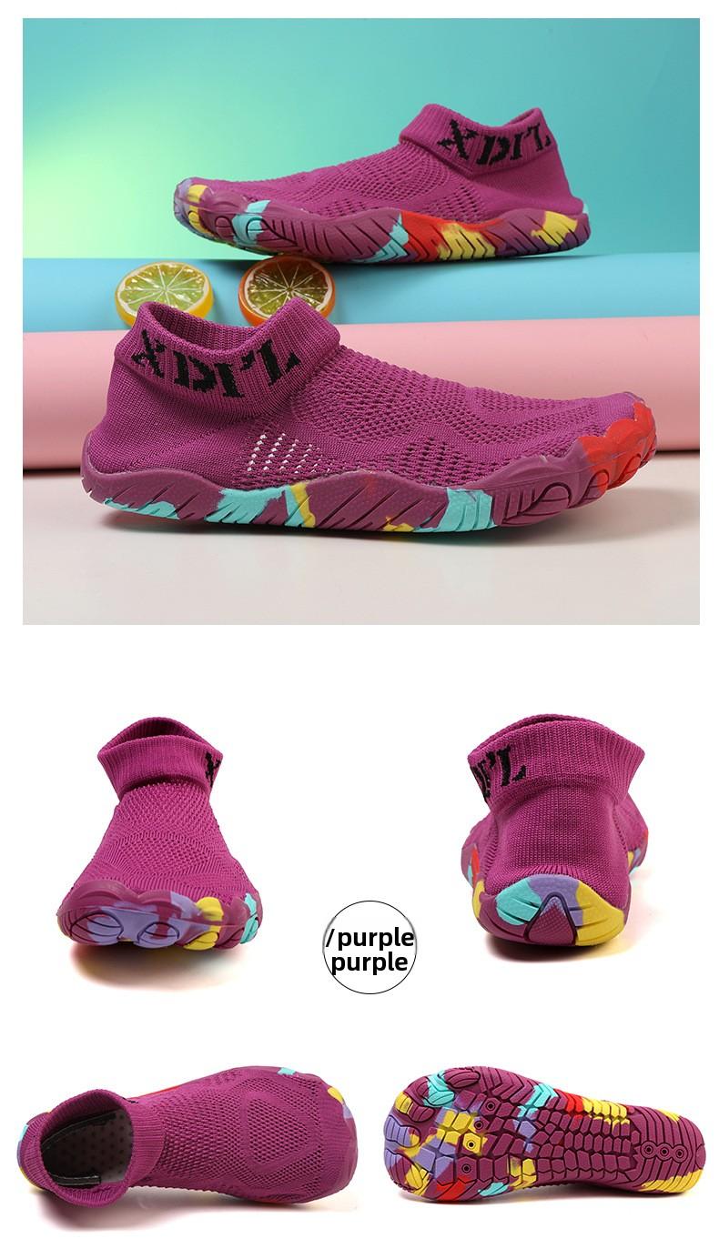 Men's and women's quick-dry wading shoes, outdoor non-slip water shoes, indoor fitness amphibious thick-soled anti-puncture shoes