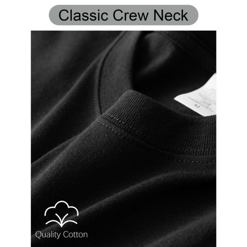 Men's Cross & Letter Print Round Neck Tee, Breathable Casual Street Short Sleeve T-shirt for Summer, Men's Top for Daily Wear Men's Cross & Letter Print Round Neck Tee, Breathable Casual Street Short Sleeve T-shirt for Summer, Men's Top for Daily Wear