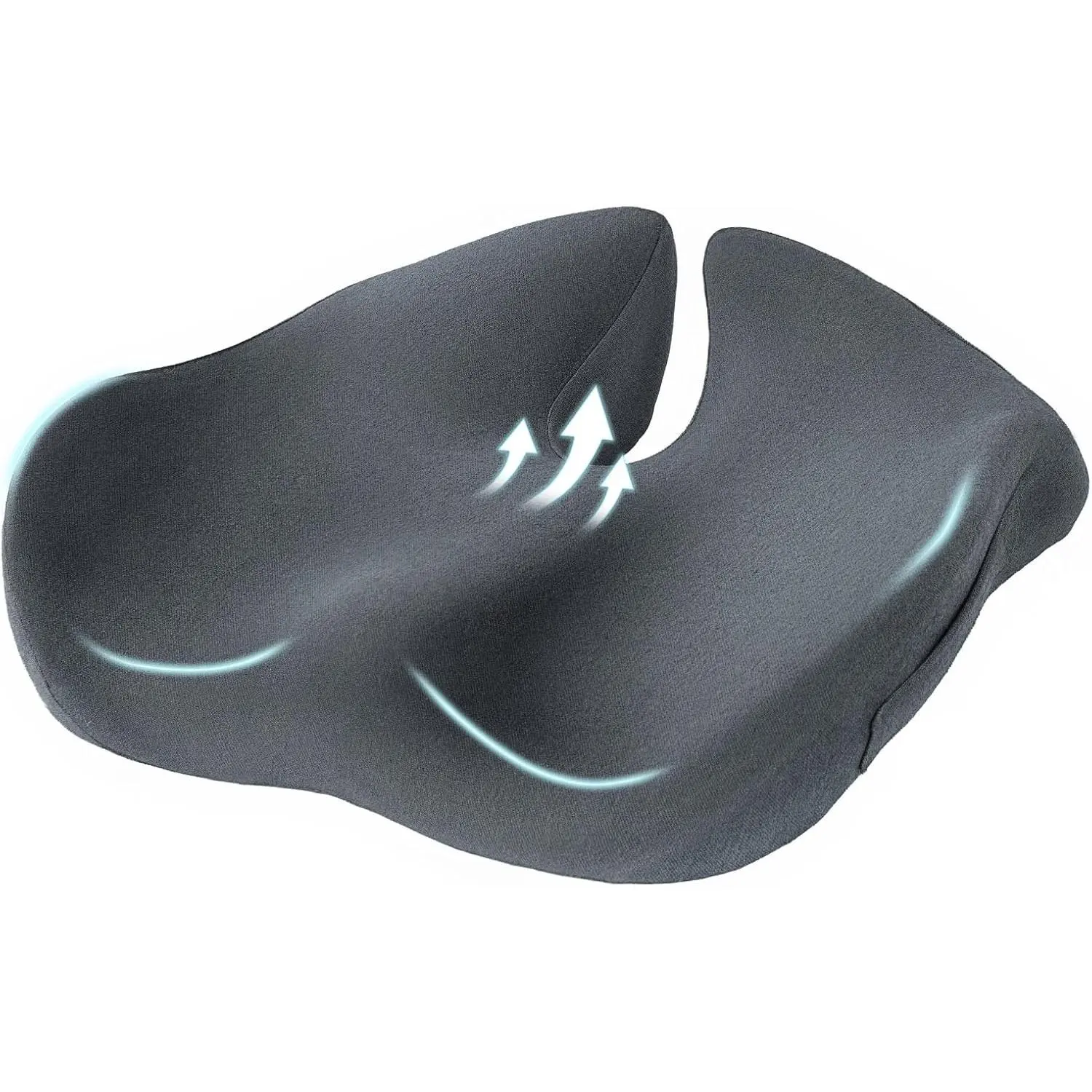 Seat Cushion Large Cushion for Office Chairs Pressure Relief Seat Cushion for Long Sitting for Tailbone Pain,Back Pain,Coccyx Sciatica Pain Relief Pillow with Removable Cover