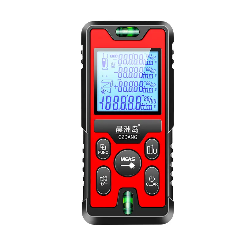 Handheld infrared electronic ruler for indoor and outdoor measurement, room level ruler, rechargeable industrial-grade laser distance meter