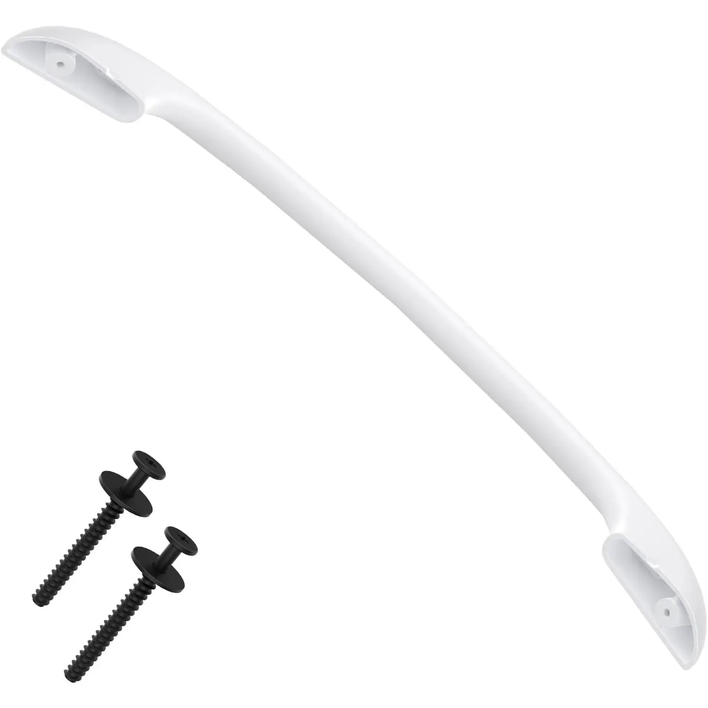 316443601 White Synthetic Oven Door Handle, Home Kitchen Thick Material Replacement for Electric Range Oven, 28.7x1.57x1.18" with 316433300 Range Door Handle Compatibility