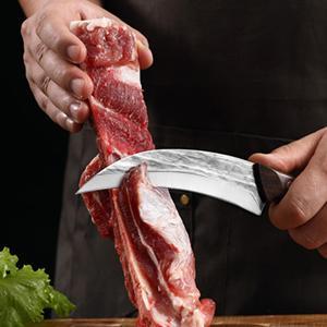 Chef Knife Set, Handmade High Carbon Stainless Steel Knife Set, Japanese Style Chef Knife Set, Professional Kitchen Knife Set, Butcher Boning Meat Cleaver, Best Gift for Mother's Day