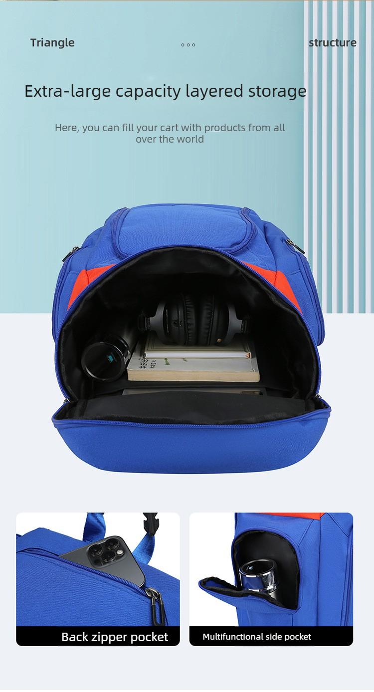 Shoulder basketball bag storage large capacity multi-function student special sports training backpack men's travel logo