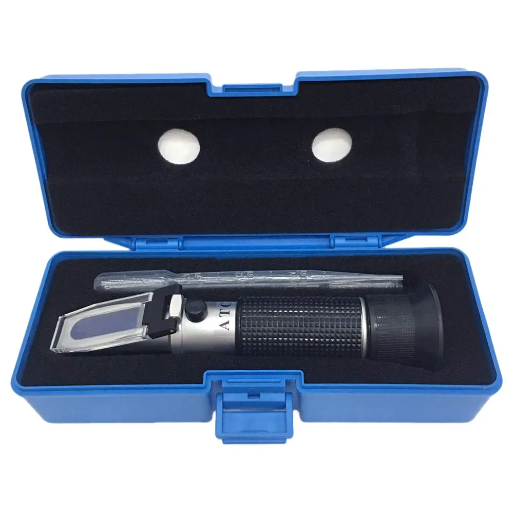 Brix Refractometer with ATC,  Scale - Specific Gravity & Brix, Hydrometer in  Making and  Brewing, Homebrew Kit