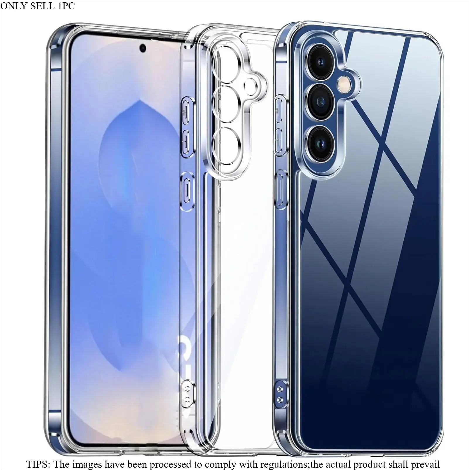 Clear Phone Case for Samsung A57 A37 A17 A05 A05s A15 A25 A35 A55, Shockproof Protection, Thin Slim Design, Compatible with Galaxy A06 A16 4g A26 A36
