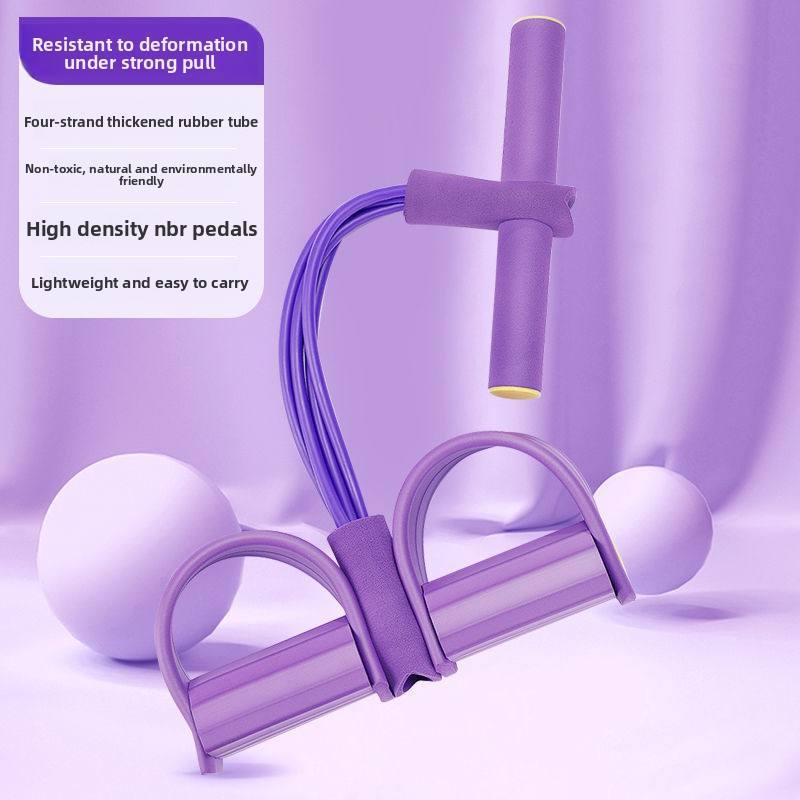 Four-tube six-tube pedal tensioner multifunctional tensioner for home sit-up auxiliary tensioner