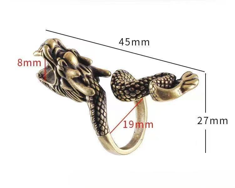 Dragon Shaped Ring Cigarette Holder Trendy Accessory Gift For Smokers