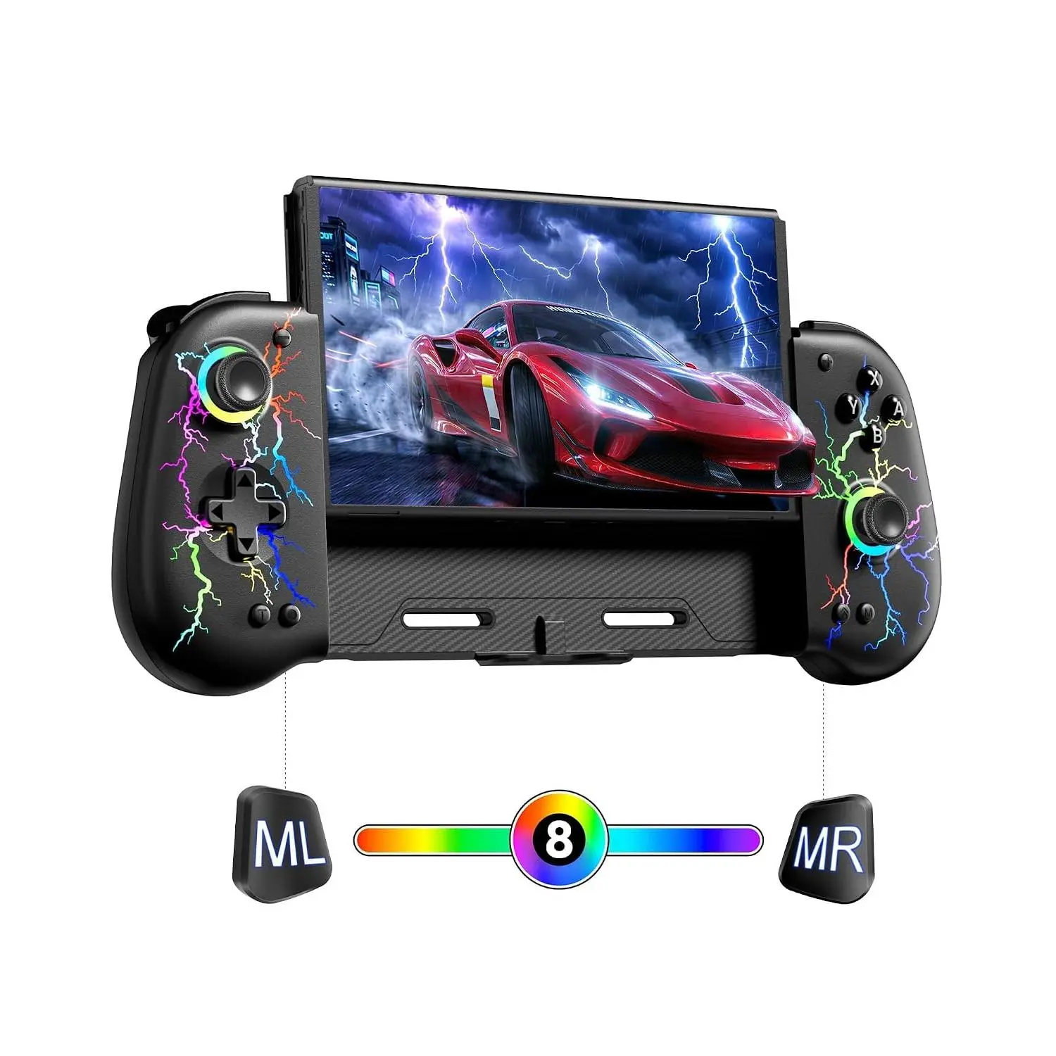 Controllers for /OLED, with Hall Effect Joystick Black