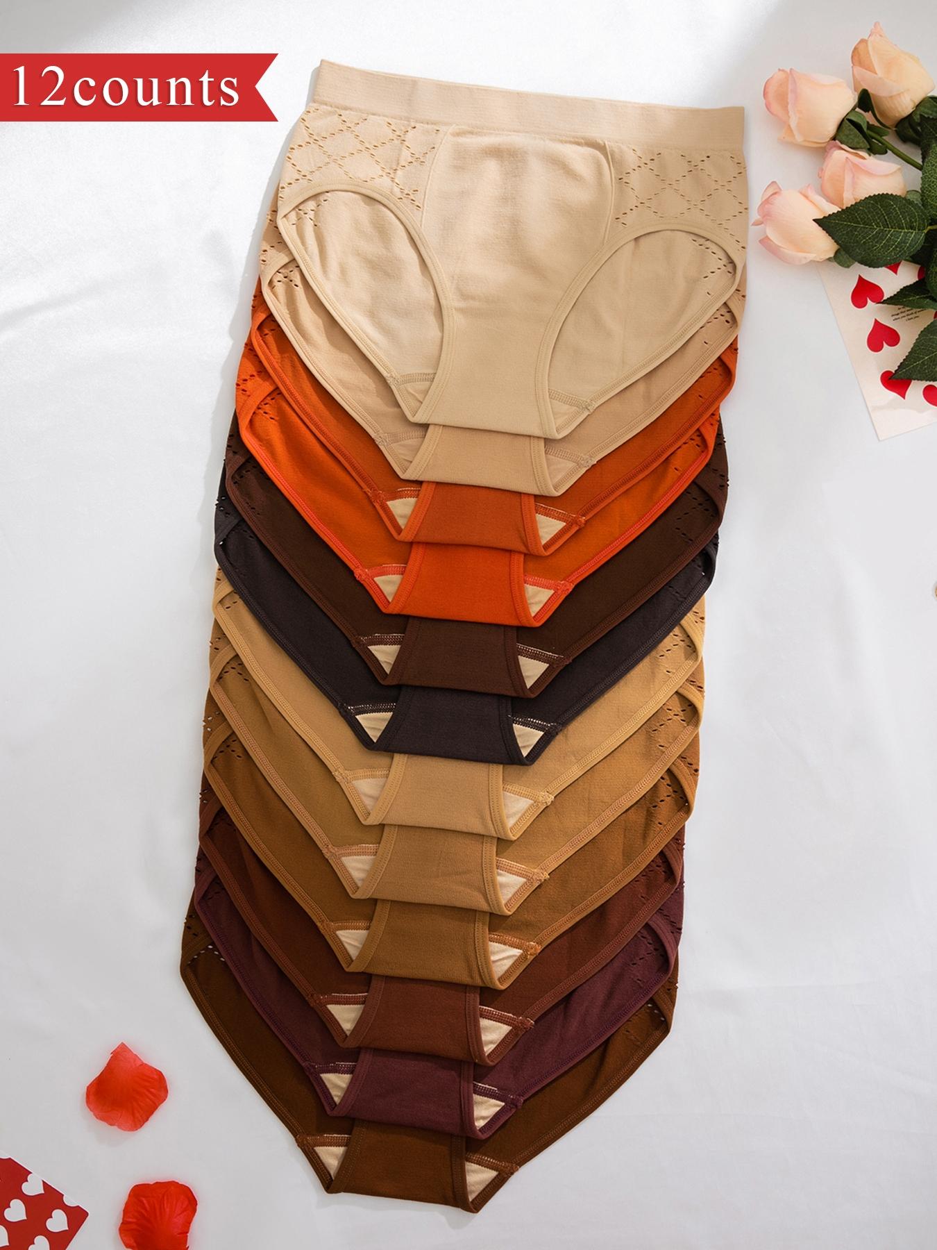 Women's Seamless Knicker, Soft Comfy Breathable Panty for Daily Wear, Underwear for All Seasons, Seamless Garments