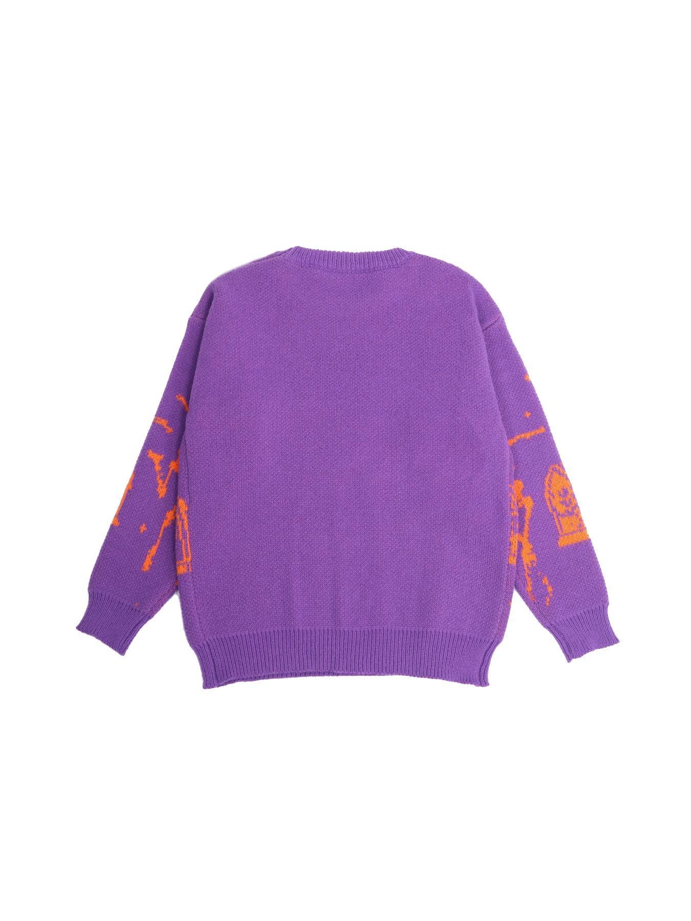 Women's Halloween Skeleton & Star Moon Print Round Neck Soft Sweater, Casual Long Sleeve Crew Jumper for Fall, Costumes, Fashion Ladies' Knitwear Daily Wear, Everyday, Womenswear, Knitting, Tops, Graphic stretch fit