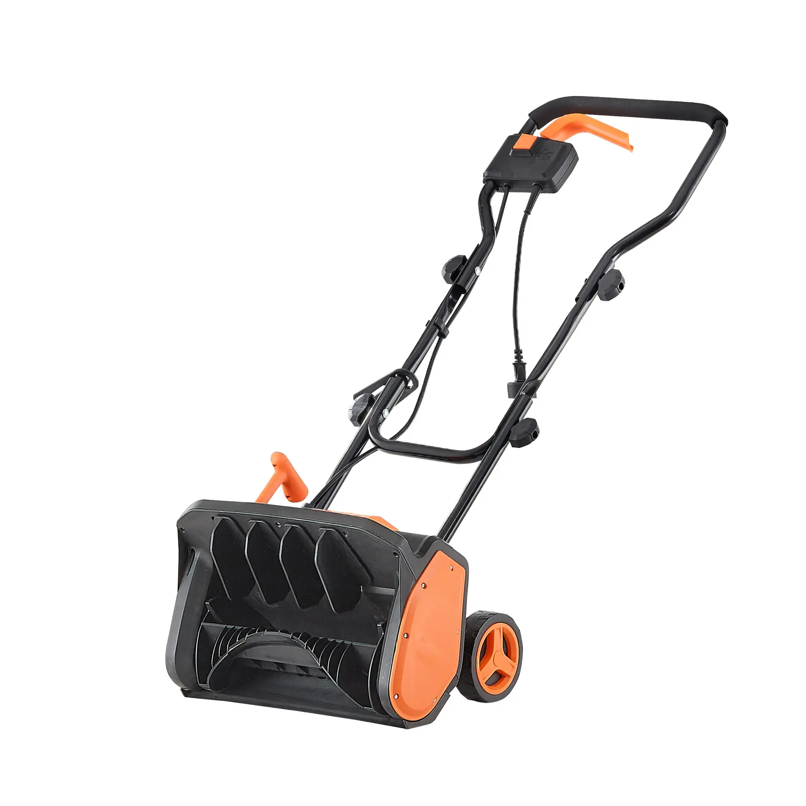 Electric Snow Shovel, 12A 17 inch Corded Snow Shovel, 60° Adjustable Chute, 20 ft Throwing Distance, Snowthrower with Dual Safety Switch, Winter Ice Removal Tool for Driveway Sidewalk Patio