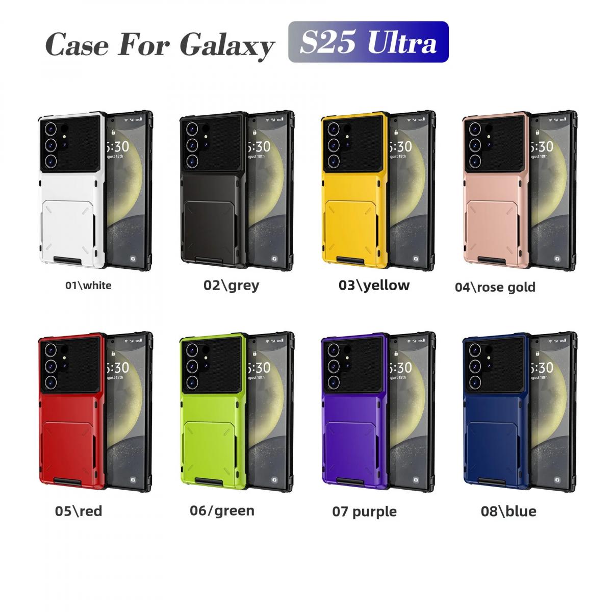 Phone Case For Samsung Galaxy S24 S23 FE S25 S26 Ultra S22 S21 Plus A17 A16 A06 A15 A25 A35 A55 Wallet With Card Holder Cover