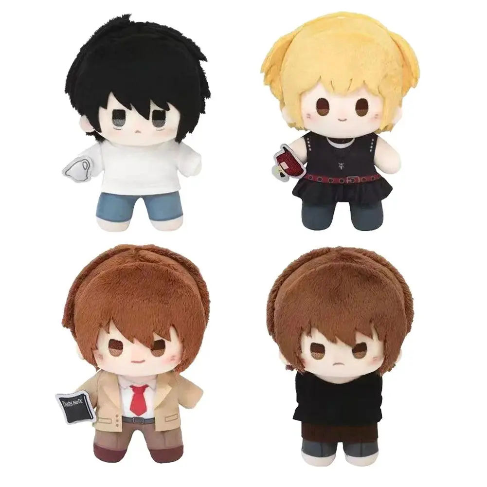 Anime Light Yagami Misa Plush Toys L.Lawliet Yagami Light Figure Cotton Doll Cute Amane Misa Plushies Keychain Birthday Gifts