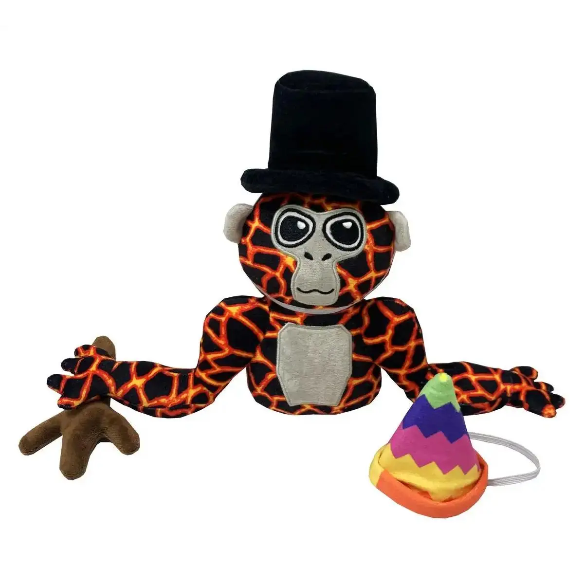 Gorilla tag Plush,Lava Gorilla Plush, 9.8inch Stuffed Animals Toy, Game Figure Doll, Gift for Game Fans