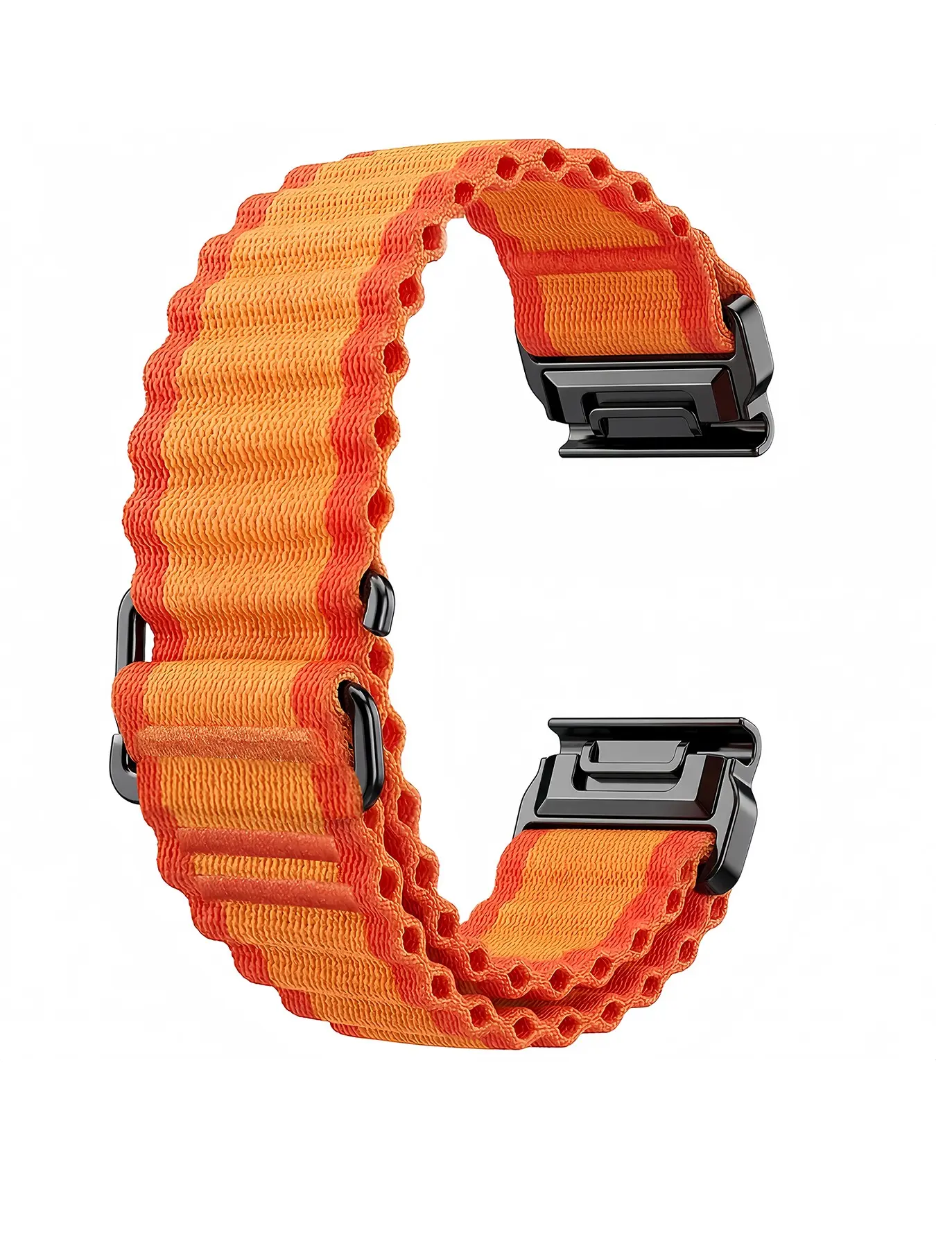 QuickFit 26/22/20mm Replacement Strap for Garmin Fenix 8/7/7X/7S/6/6X/6S, Epix, Enduro, Instinct, Wavy Breathable Adjustable Watch Band, Commute Casual, Unisex, 1PC