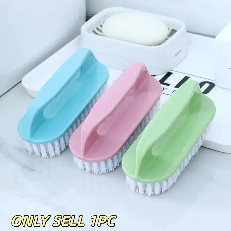 Reusable Soft Bristle Handheld Cleaning Brush, Plastic Multi-Purpose Scrub Brush for Shoes, Clothes, Bathroom, Carpet, Over 18 Scenarios Household Cleaning Essential