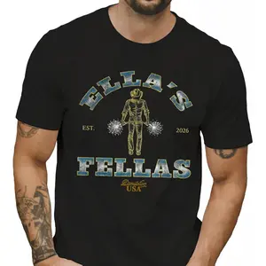 Ella's Fellas Shirt, Member of Ella's Fellas Club Since 2026 T-Shirt, Dandelion USA Music Fan  graphic tees casual style