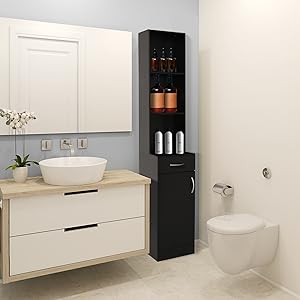 Barber Hair Stylist Storage Cabinet with Lockable Drawer, 5 Compartments & Shelf, Durable MDF, Organizer Equipment for Beauty Salon, Barbershop