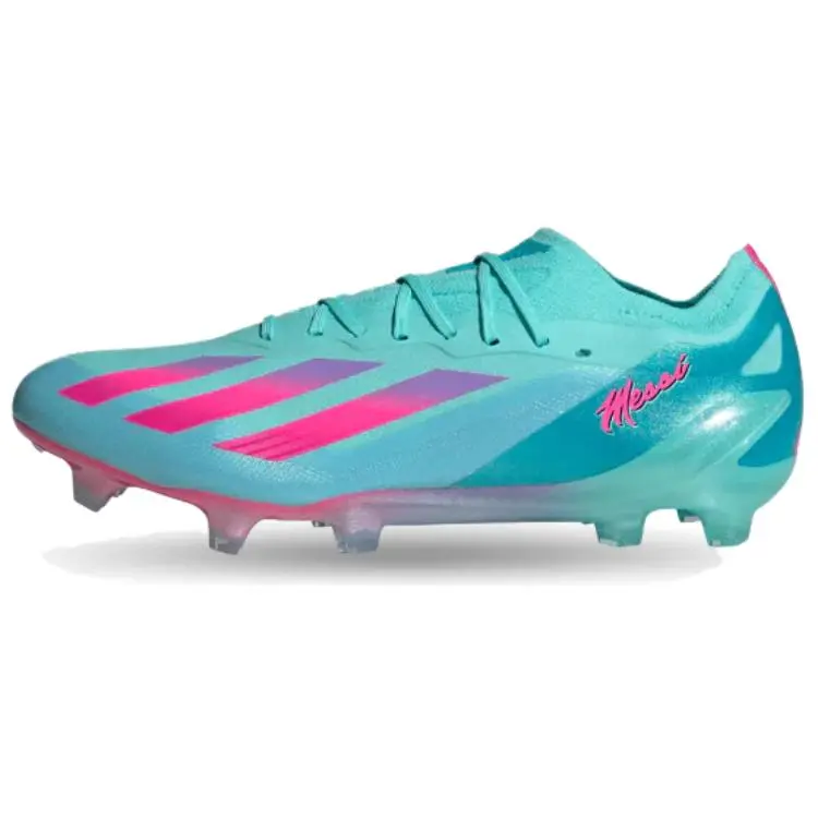 Adidas X Crazyfast.1 Round Lace FG Cleats Men's Soccer Shoes with Grip and Durability Trending Shoes, House White Official Shoes to Get / Maison Mihara