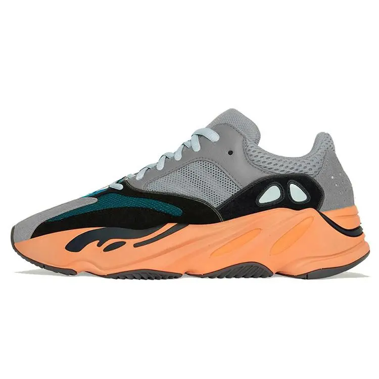 Adidas Originals Yeezy Boost 700 Wash Orange Sneakers for Men and Women: Cushioned, Non-Slip, Durable, Supportive, Lightweight, Elevated Low-Top Dad Shoes Verifiable, with credentials and supporting global authentication