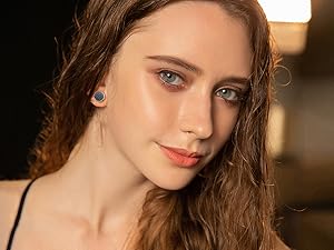 FUNRUN 16 Pairs Punk Faux Gauge Earrings Set - Stainless Steel & Hypoallergenic for Men & Women FUNRUN 16 Pairs Punk Faux Gauge Earrings Set - Stainless Steel & Hypoallergenic for Men & Women