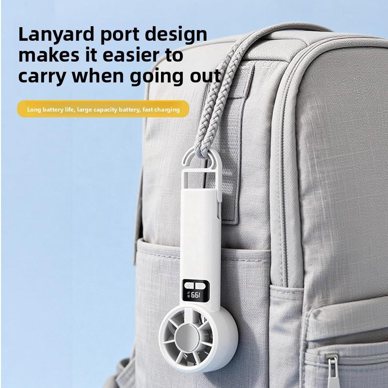 New USB Handheld Fan, Semiconductor Cooling Fan, Five-Speed High-Speed Turbo Fan